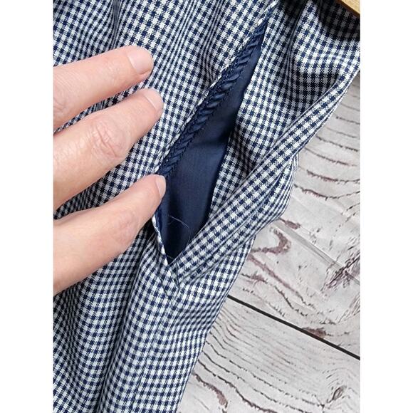 Vintage Cape Cod Sportswear Skirt Blue White Plaid Checkered 12 - Picture 5 of 9